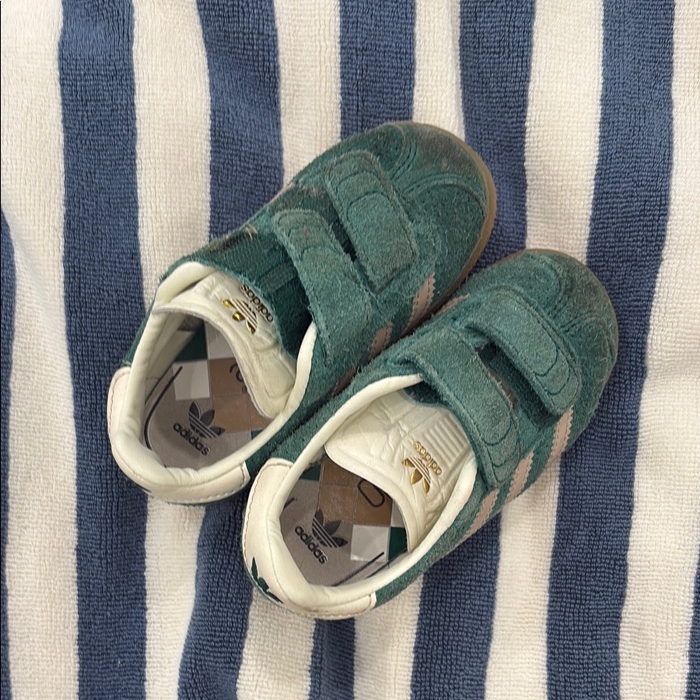Adidas Green Gazelle Toddler Shoes